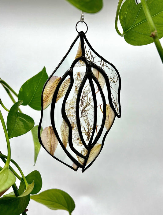 Vulva with Pressed Botanicals